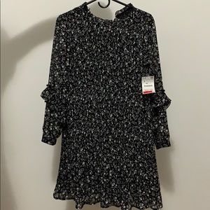 Black & White Floral Dress